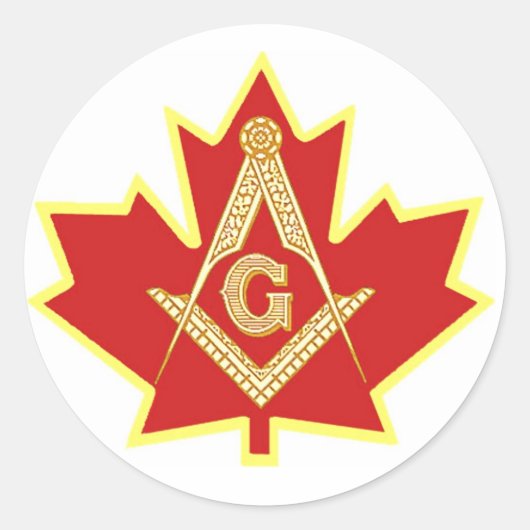 STICKER ROND CANADIEN MASON (Devant)