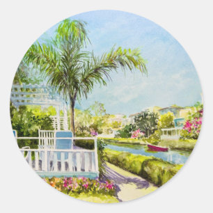 Sticker Rond Canal Patio