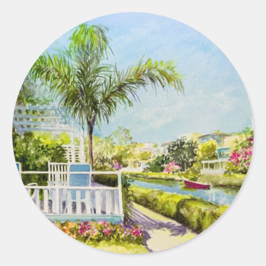Sticker Rond Canal Patio (Devant)