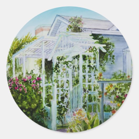 Sticker Rond Canal Trellis (Devant)