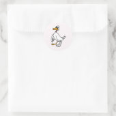 Sticker Rond Canard (Sac)