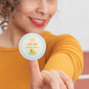 Sticker Rond Canard 1er anniversaire