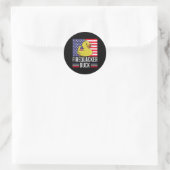 Sticker Rond Canard 4 juillet Firequacker Independe (Sac)