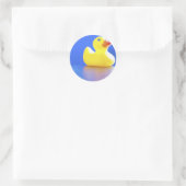 Sticker Rond Canard bleu (Sac)