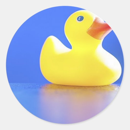 Sticker Rond Canard bleu (Devant)