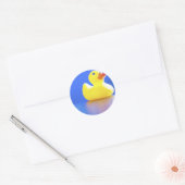 Sticker Rond Canard bleu (Enveloppe)