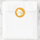 Sticker Rond Canard Certifié Déjanté (Sac)
