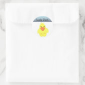 Sticker Rond Canard Chanceux (Sac)
