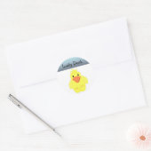Sticker Rond Canard Chanceux (Enveloppe)