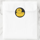 Sticker Rond Canard de croisière jaune (Sac)