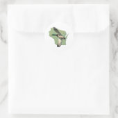 Sticker Rond Canard du Wisconsin (Sac)
