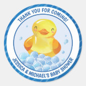 Sticker Rond Canard en caoutchouc (Devant)