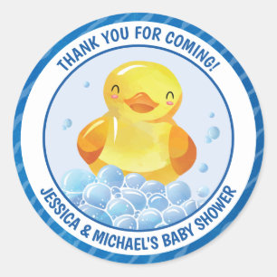 Sticker Rond Canard en caoutchouc