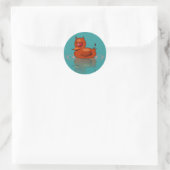 Sticker Rond Canard en caoutchouc mal (Sac)