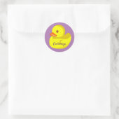 Sticker Rond Canard en caoutchouc mou Thunder_Cove (Sac)