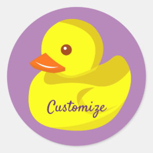 Sticker Rond Canard en caoutchouc mou Thunder_Cove
