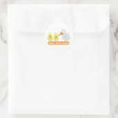 Sticker Rond canard oie (Sac)