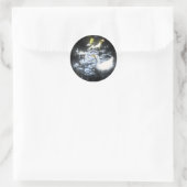 Sticker Rond Canard spatial - (Sac)