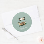 Sticker Rond Canards colverts (Enveloppe)