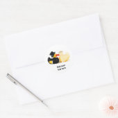 Sticker Rond Canards de mariage 3 (Enveloppe)