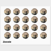 STICKER ROND CANAUX (Feuille)