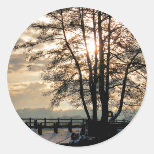 STICKER ROND CANAUX