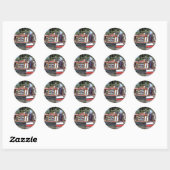 STICKER ROND CANAUX (Feuille)