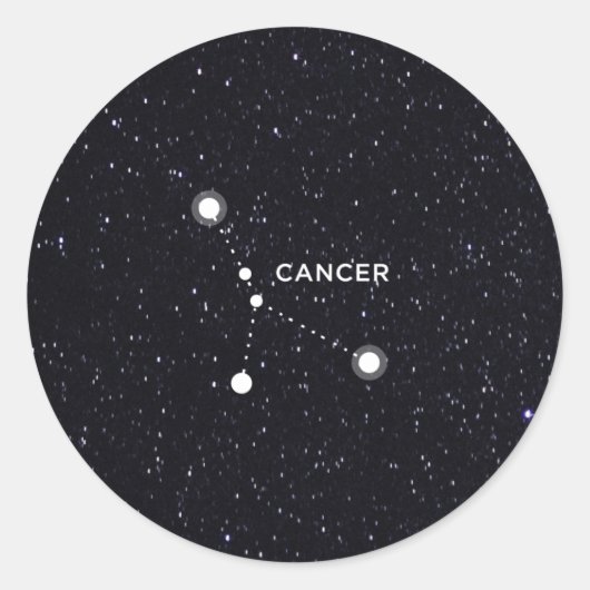 Sticker Rond Cancer (Devant)