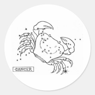 Sticker Rond Cancer