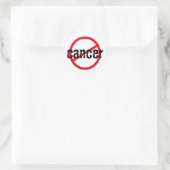 Sticker Rond Cancer #4 (Sac)