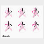 Sticker Rond cancer de la fleur (Feuille)