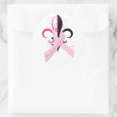 Sticker Rond cancer de la fleur (Sac)