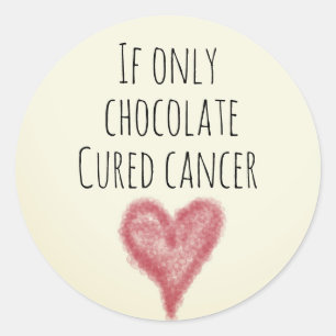 Sticker Rond Cancer de la guérison