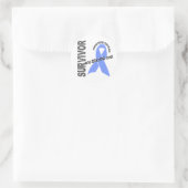 Sticker Rond Cancer de la prostate Survivant 1 (Sac)