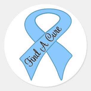 Sticker Rond Cancer de la prostate Trouver un remède