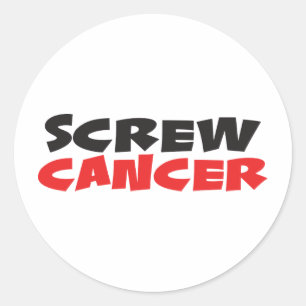 Sticker Rond Cancer de la vis