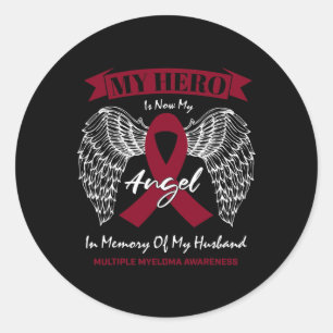 Sticker Rond Cancer Du Sang À La Mémoire Du Myélome Multiple Du