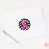 Sticker Rond Cancer du sein (Enveloppe)