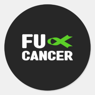 Sticker Rond Cancer - Fck Bile Ducky Cancer Sensibilisation 4