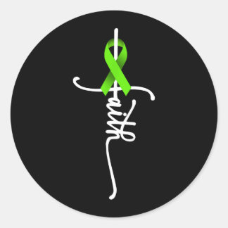 Sticker Rond Cancer lymphome non hodgkinien Foi Sensibilisation