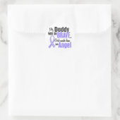 Sticker Rond Cancer oesophagien de l'ange 1Daddy (Sac)
