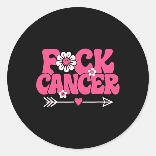 Sticker Rond Cancer super (Devant)