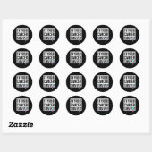 Sticker Rond Cancer Survivant 3 (Feuille)