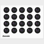 Sticker Rond Cancer Survivant 5 (Feuille)