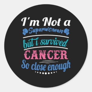 Sticker Rond Cancer Thyroïde Cancer Survivant