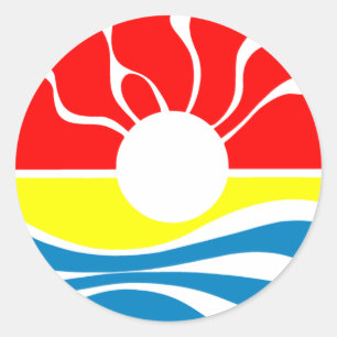 Sticker Rond Cancun Mexique
