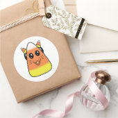 Sticker Rond Candy Corn Kitty (Cadeaux)
