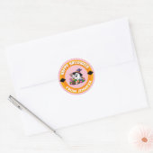 Sticker Rond Candy Ghost Joyeux Halloween (Enveloppe)