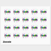 Sticker Rond Candy-sticker (Feuille)