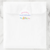 Sticker Rond Candy Sweet Celebration Girl Anniversaire (Sac)